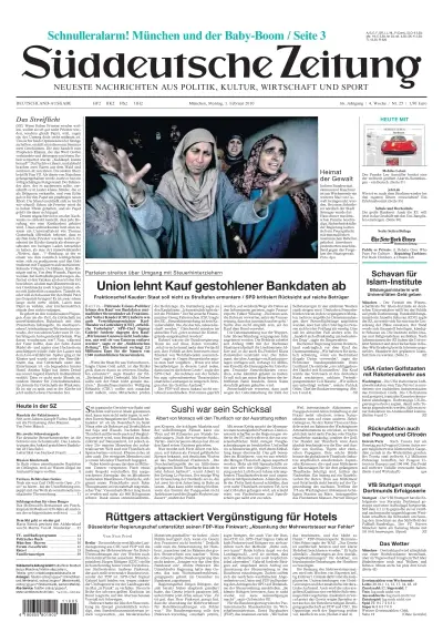Sueddeutsche Zeitung vom 01.02.2010