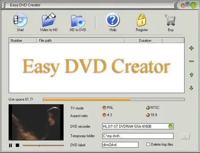 Easy DVD Creator v2.2.1