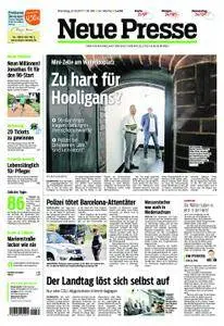 Neue Presse - 22. August 2017