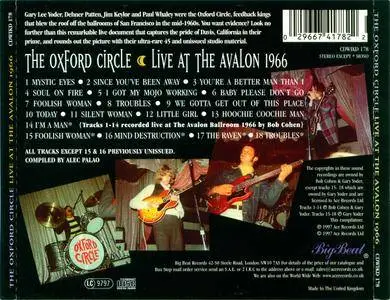 The Oxford Circle - Live At The Avalon (1997)