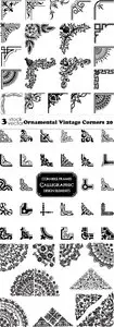 Vectors - Ornamental Vintage Corners 20