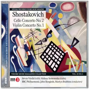 Martyn Brabbins, BBC Philharmonic Orchestra - Dmitri Shostakovich:  Cello Concerto No.2, Violin Concerto No.1 (2025)