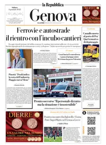 la Repubblica Genova - 4 Gennaio 2025