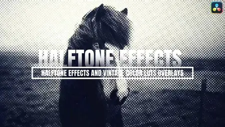 Halftone Effects And Vintage Color luts Overlays For DaVinci Resolve 55713352