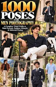 1000 Poses For Men Photography: A Complete Visual Guide To Male Portrait, Fashion, Lifestyle & Editorial Posing For Social