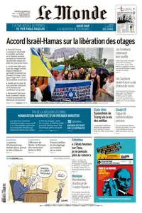 Le Monde du Vendredi 10 Octobre 2025