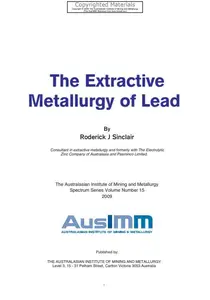 Extractive Metallurgy of Lead