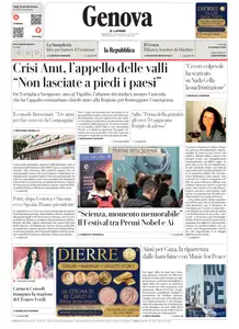 la Repubblica Genova - 24 Ottobre 2025