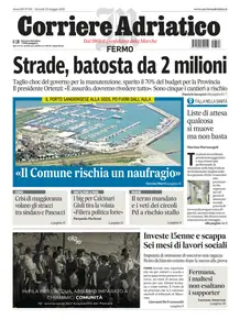 Corriere Adriatico Fermo - 22 Maggio 2025