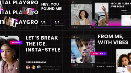 Instagram Intro Dark Mode After Effect 57876084