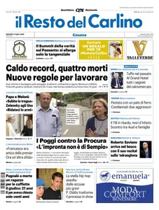 Il Resto del Carlino Cesena - 3 Luglio 2025