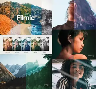 Filmic - Realistic Seasonal Film Looks - Photoshop Actions