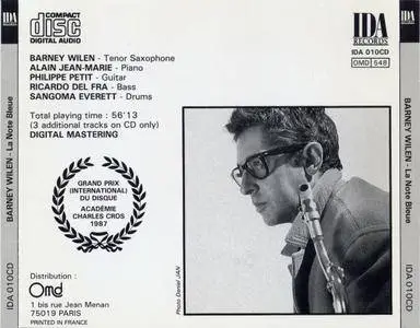 Barney Wilen - La Note Bleue (1987) {IDA}