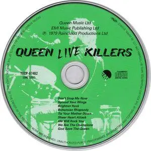 Queen - Live Killers (1979) [Toshiba-EMI TOCP-67461.62, Japan]