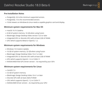 Blackmagic Design DaVinci Resolve Studio 18.0b6