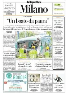 la Repubblica Milano - 20 Agosto 2020