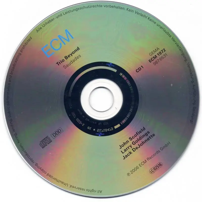 Trio Beyond - Saudades (2006) (2CD) {ECM} (REPOST)