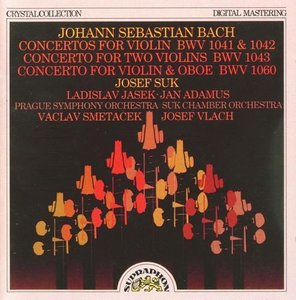 J.S.Bach - Concertos For Violin, Concerto For Two Violins, Concerto For Violin & Oboe - Josef Suk (1988)