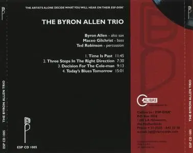 Byron Allen - The Byron Allen Trio (1964) {ESP Disk ESP 1005 rel 1999}