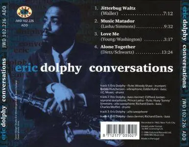 Eric Dolphy - Conversations (1963) {IMC Music-Celluloid JWD 102.226 rel 1998}