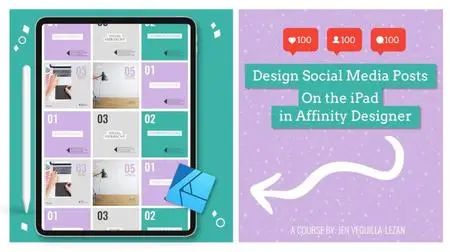 Design a Social Media Post Template Using Affinity Designer on the iPad