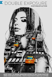 GraphicRiver - Double Exposure - Photoshop Action