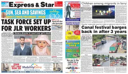 Express and Star Sandwell Edition – January 11, 2019