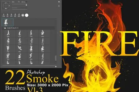 CreativeMarket - Smoke Photoshop Brushes 3678200