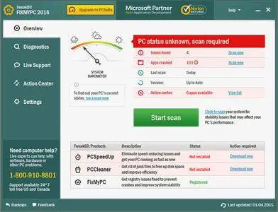 TweakBit FixMyPC 1.7.1.3 DC 15.07.2016