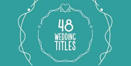 48 Wedding Titles - Project for After Effects (VideoHive)