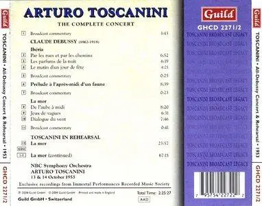 Arturo Toscanini · NBC Symphony Orchestra · All-Debussy Broadcast [13·14-Feb-53] 2CD set [RE-POST]