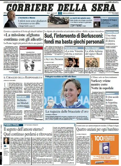 Il Corriere della Sera (27-07-09)