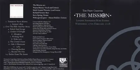 The Mission - London Shepherds Bush Empire (2008) {5CD Set, Eyes Wide Shut Recordings Limited Edition EWSR 002~006}