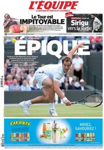 L'Equipe du Jeudi 9 Juillet 2015