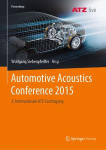 Automotive Acoustics Conference 2015: 3. Internationale ATZ-Fachtagung