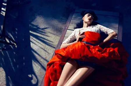 Crystal Renn - Camilla Akrans photoshoot for Vogue Japan, June 2012