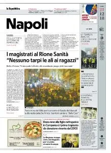 la Repubblica Napoli - 21 Dicembre 2018
