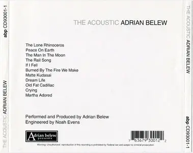 Adrian Belew - The Acoustic Adrian Belew (1993)