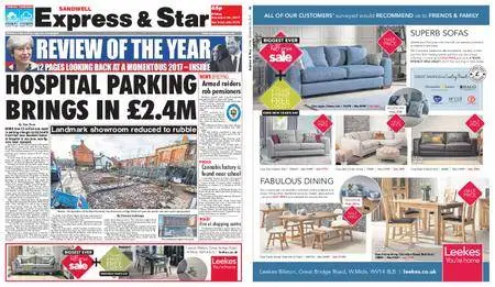 Express and Star Sandwell Edition – December 29, 2017