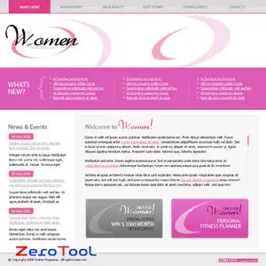 FlashMint 2184 Women magazine flash template