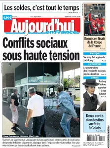 Aujourd'hui en France. Mercredi 22 Avril 2009