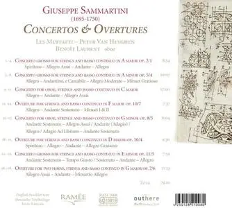 Peter van Heyghen, Les Muffatti - Giuseppe Sammartini: Concertos & Overtures (2011)