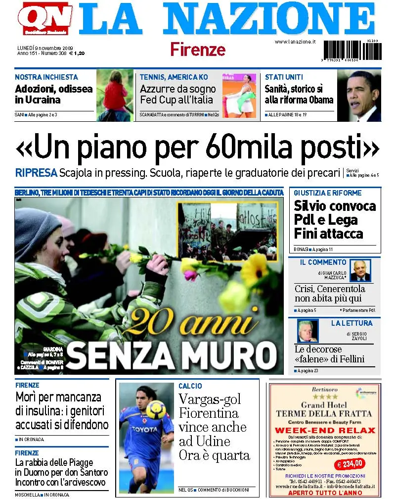 La Nazione 09.11.2009