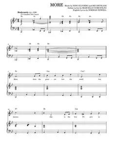 More (Ti Guardero Nel Cuore) - Andy Williams, Marcello Ciorciolini (Piano Vocal)