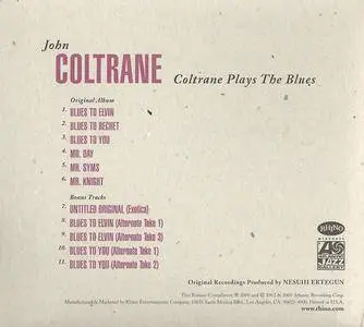 John Coltrane - Coltrane Plays The Blues (1962) {2000 Rhino}