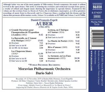 Dario Salvi, Moravian Philharmonic Orchestra - Daniel-François-Esprit Auber: Overtures, Vol. 3 (2021)