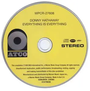 Donny Hathaway - Everything Is Everything (1970) [2013, Japan]