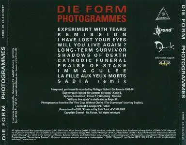 Die Form - Photogrammes (1989) {2003, Remastered}