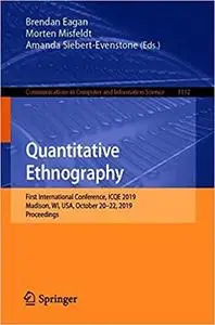 Advances in Quantitative Ethnography: First International Conference, ICQE 2019, Madison, WI, USA, October 20–22, 2019,