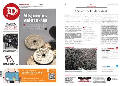 Dagen Norge – 01. april 2020